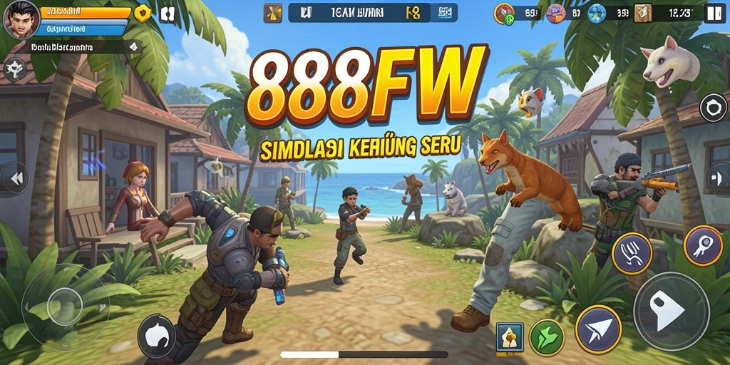 Tampilan gameplay simulasi yang menarik di 888FW.