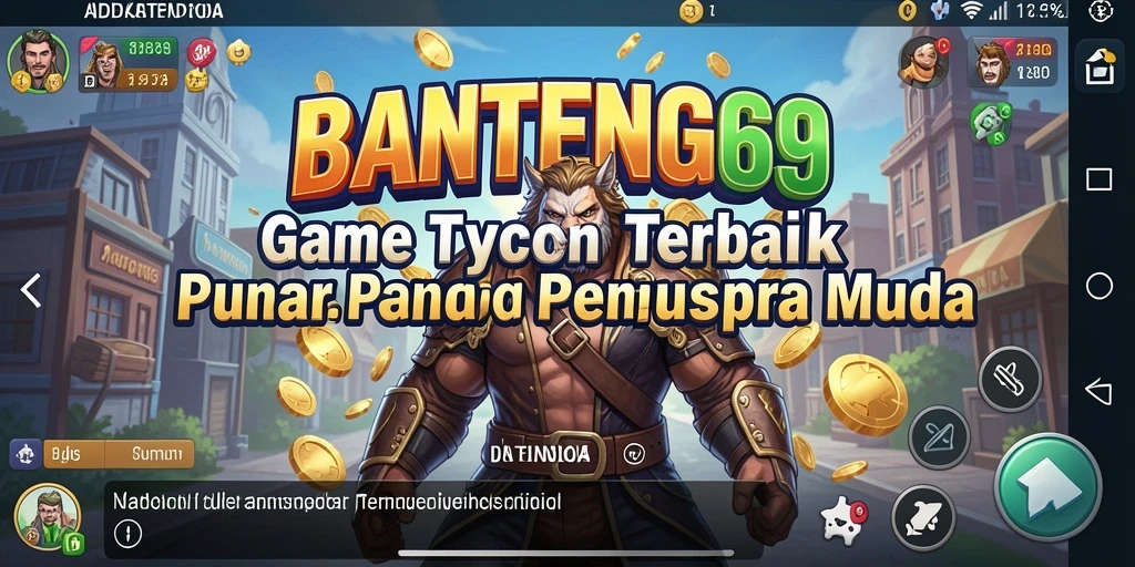 Screenshot menunjukkan pengalaman bermain BANTENG69 dalam simulasi Tycoon.