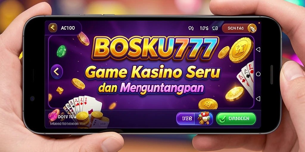 Tampilan gameplay seru di BOSKU777 dengan berbagai pilihan permainan Kasino.