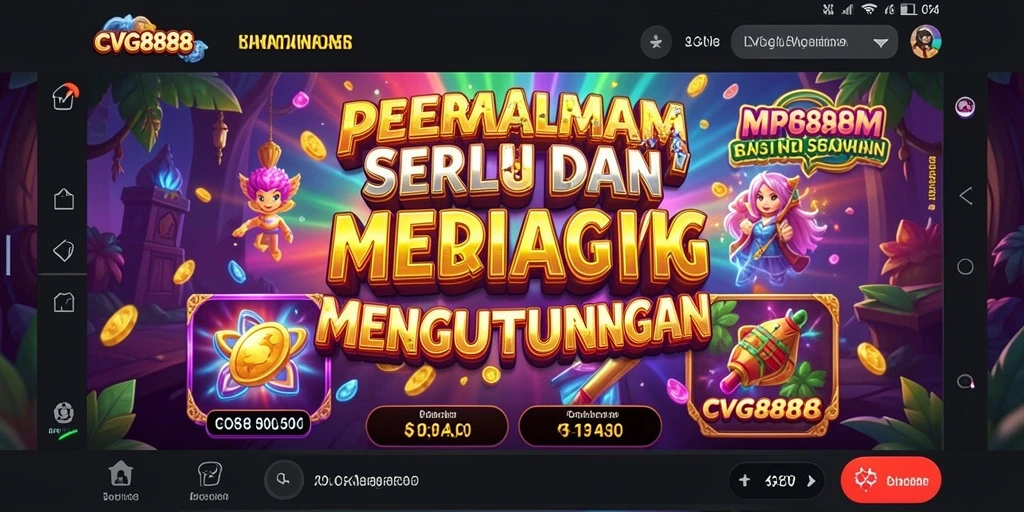 Tampilan permainan Slot yang mengasyikkan di CVG8888.
