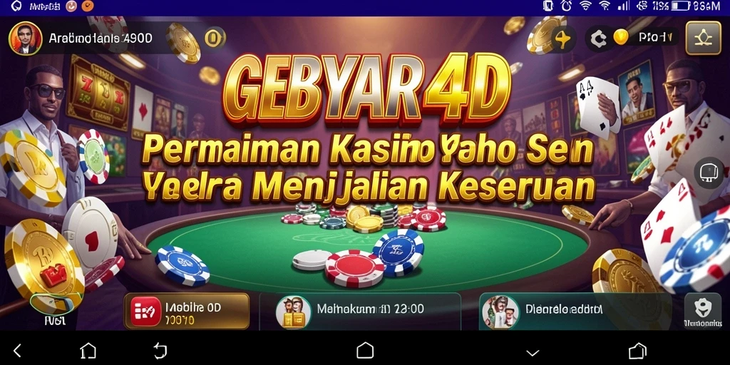 Tampilan menarik dari gameplay GEBYAR4D yang mendebarkan.