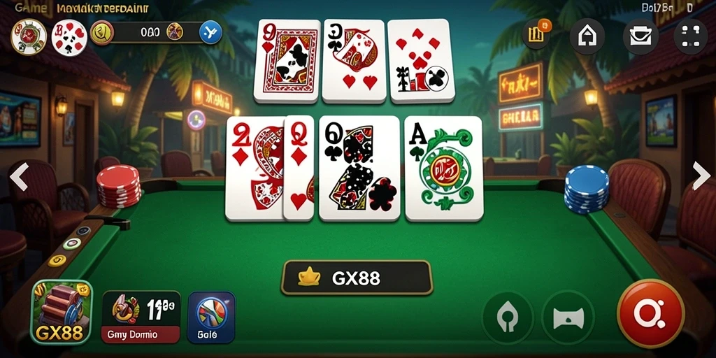 Tampilan gameplay GX88 yang menarik dan mendebarkan.
