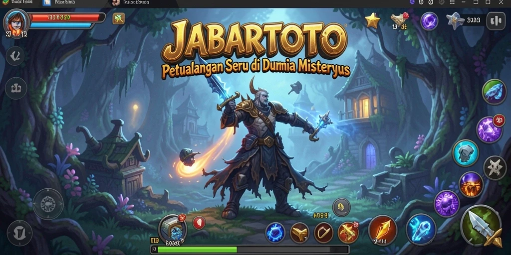 Tampilan gameplay seru di <strong>JABARTOTO</strong> dengan petualangan mendebarkan.
