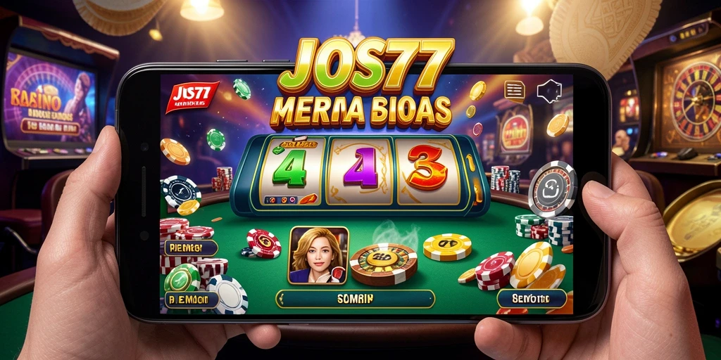Tampilan gameplay seru dalam JOS77 dengan berbagai permainan Kasino.
