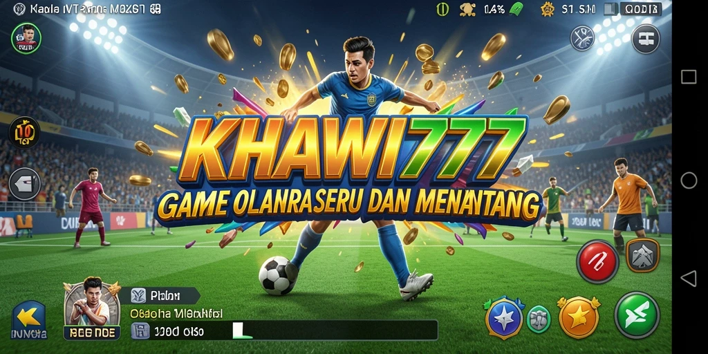 Tangkapan layar gameplay seru KAWI777 menampilkan aksi olahraga yang realistis.