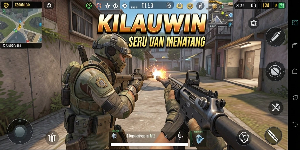 Screenshot gameplay KILAUWIN yang menegangkan dan dinamis.