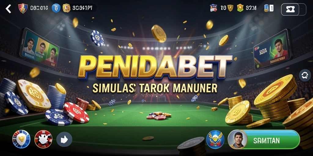 Tampilan menarik dari gameplay PENIDABET untuk pengalaman simulasi taruhan.