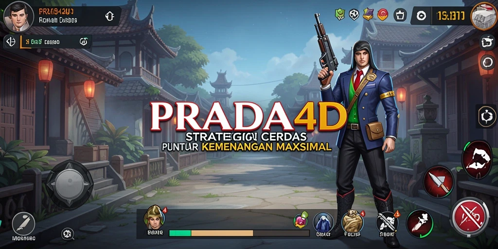 Tampilan gameplay PRADA4D yang strategis dan menantang.