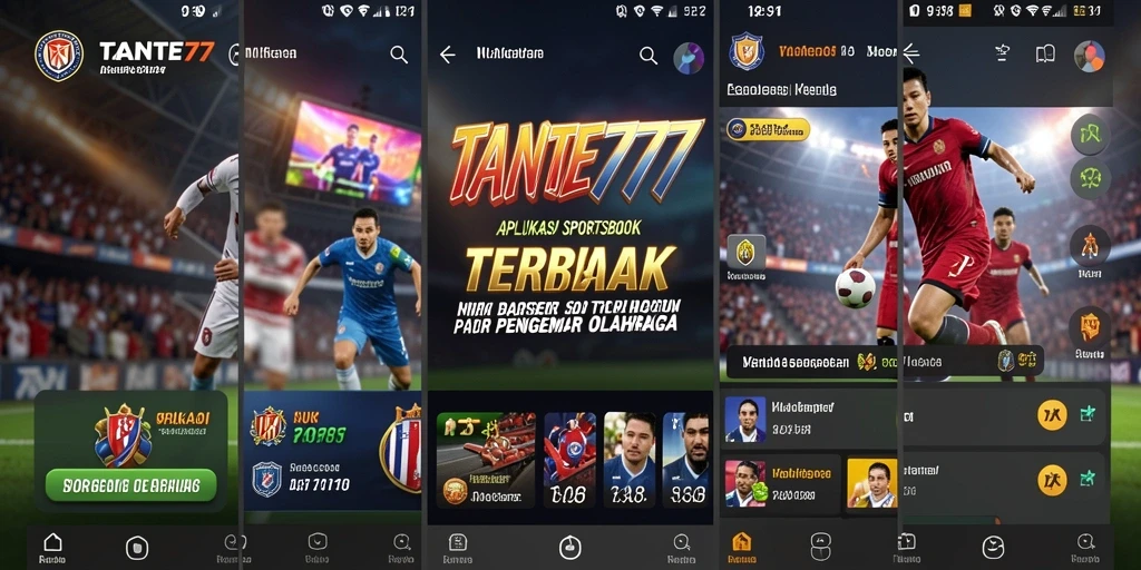Tampilan interaktif dan menarik dari gameplay Sportsbook TANTE777.