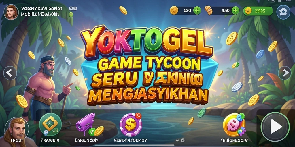 Tampilan gameplay menarik di YOKTOGEL yang menampilkan pengelolaan bisnis.